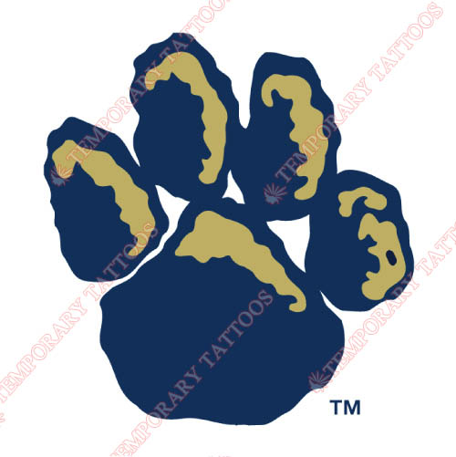 Pittsburgh Panthers Customize Temporary Tattoos Stickers NO.5897